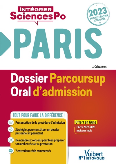 Image de Sciences Po Paris - Dossier et oral - Admission 2023