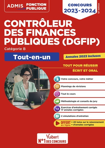 Picture of Concours Contrôleur des Finances publiques (DGFIP) - Catégorie B - Tout-en-un