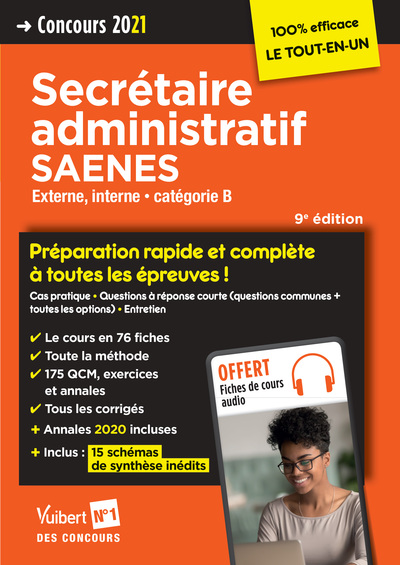 Image de Concours Secrétaire administratif et SAENES - Catégorie B - Préparation rapide et complète à toutes les épreuves