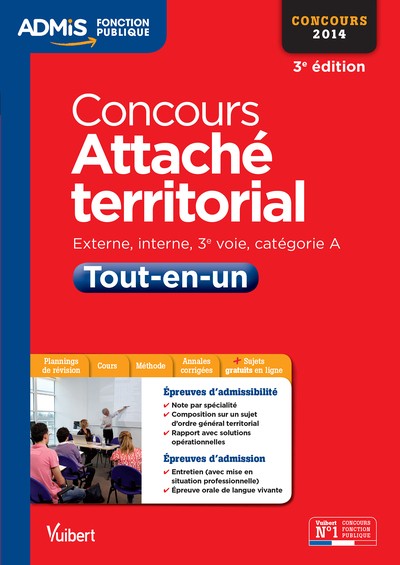 Picture of Concours Attaché territorial - Ecrit et oral - Catégorie A - Admis - Tout-en-un