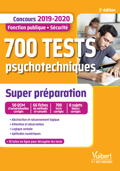 Picture of 700 tests psychotechniques - Super préparation