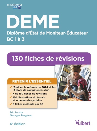 Image de DEME - Moniteur éducateur - 130 fiches de révisions