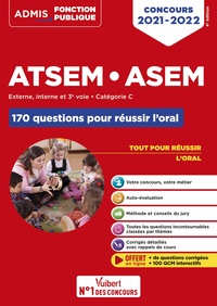 Image de Concours ATSEM et ASEM - Catégorie C - 170 questions pour réussir l'oral
