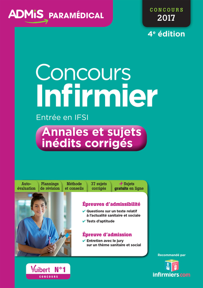 Picture of Concours Infirmier - Entrée en IFSI - Annales et sujets inédits corrigés