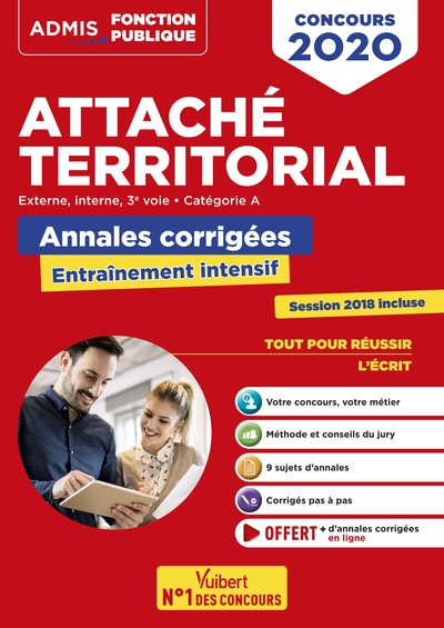 Image de Concours Attaché territorial - Catégorie A - Annales corrigées