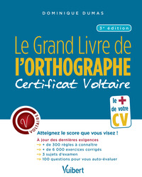 Picture of Le Grand Livre de l'orthographe - Certificat Voltaire