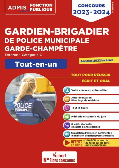 Picture of Concours Gardien-brigadier de police municipale et Garde-champêtre - Catégorie C - Tout-en-un