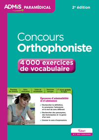 Image de Concours Orthophoniste - 4 000 exercices de vocabulaire - Entraînement