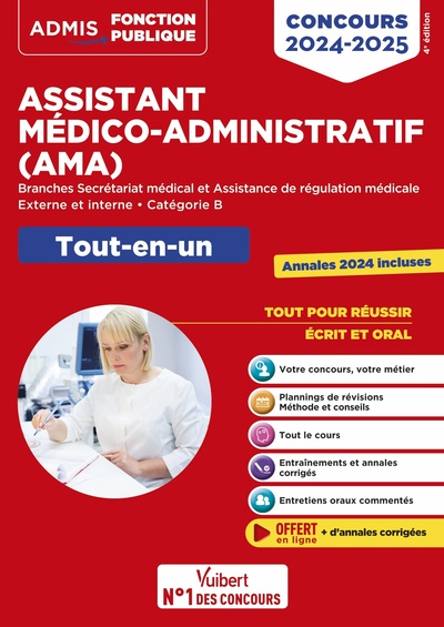 Picture of Concours Assistant médico-administratif - Catégorie B - Tout-en-un