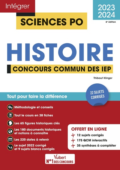 Image de Sciences Po - Histoire - Concours commun des IEP 2023-2024