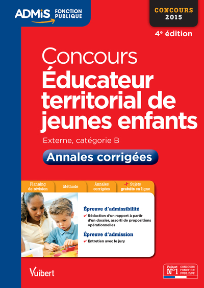 Image de Concours Éducateur territorial de jeunes enfants - Catégorie B - Admis - Annales corrigées