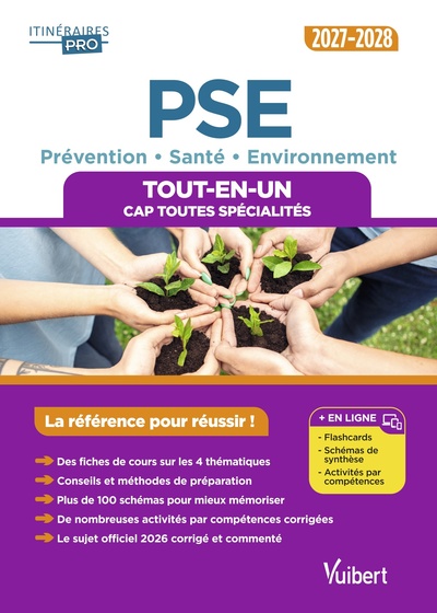 Image de PSE - Prévention Santé Environnement - CAP toutes spécialités 2027-2028 - Tout-en-un