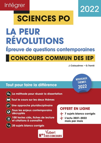 Picture of Sciences Po - La peur - Révolution - Questions contemporaines - Thèmes 2022