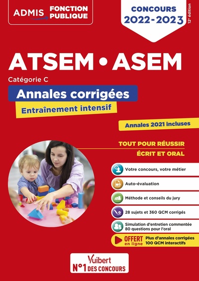 Image de Concours ATSEM et ASEM - Catégorie C - Annales corrigées