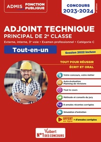 Image de Concours Adjoint technique principal de 2e classe - Catégorie C - Tout-en-un - Annales 2022 incluses