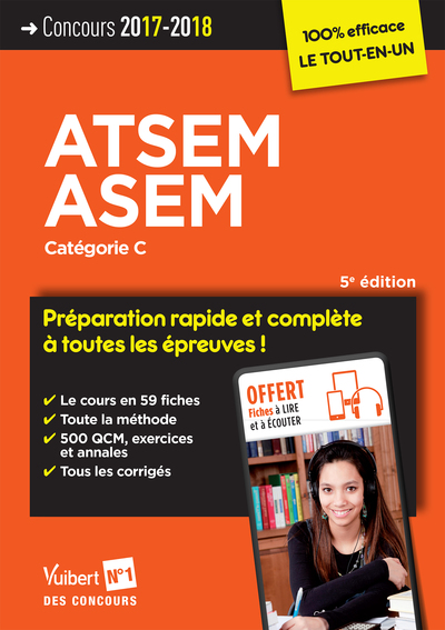 Picture of Concours ATSEM et ASEM - Catégorie C - Préparation complète et rapide à toutes les épreuves