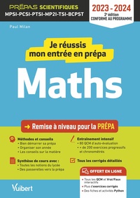 Picture of Je réussis mon entrée en prépa scientifique. Mathématiques 2023-2024
