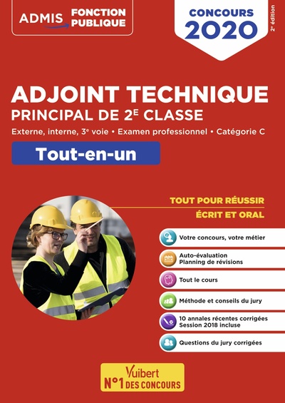 Image de Concours Adjoint technique principal de 2e classe - Catégorie C - Tout-en-un