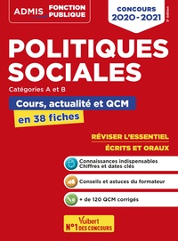 Image de Politiques sociales - Cours, actualité et QCM - Concours de catégories A et B - L'essentiel en 38 fiches