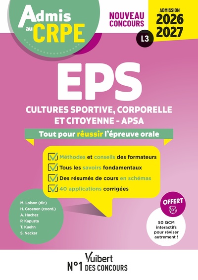 Picture of Admis au CRPE 2026-2027 - Epreuve orale d’admission L3 - EPS