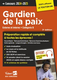 Picture of Concours Gardien de la paix - Catégorie B - Préparation rapide et complète à toutes les épreuves - Tout le cours en audio