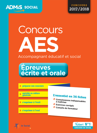 Image de Concours AES - Épreuves écrite et orale - L'essentiel en 36 fiches