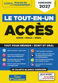Picture of Le tout-en-un ACCES - 26 sujets blancs - Ecrits et oraux - Tutos offerts