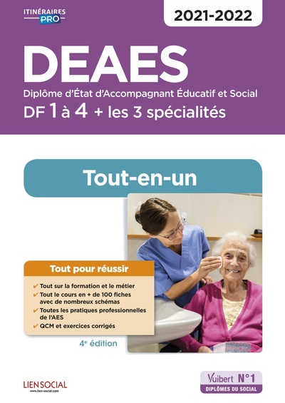 Picture of DEAES - DF 1 à 4 - Préparation complète pour réussir sa formation - Les 3 spécialités - Tout-en-un