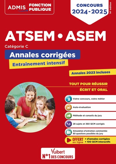 Image de Concours ATSEM et ASEM - Catégorie C - Annales corrigées