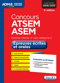 Image de Concours ATSEM et ASEM - Catégorie C - Épreuves écrites et orales - L'essentiel en 60 fiches