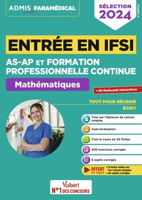 Picture of Entrée en IFSI Pour les AS-AP et formation professionnelle continue (FPC) - Mathématiques - 8 tutos offerts