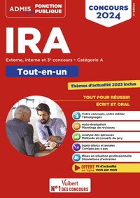 Image de Concours d'accès aux IRA - Catégorie A - Méthode et entraînement