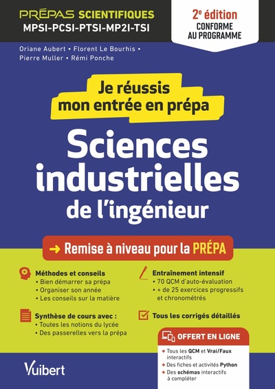 Picture of Je réussis mon entrée en prépa. Sciences industrielles de l'ingénieur 2e édition