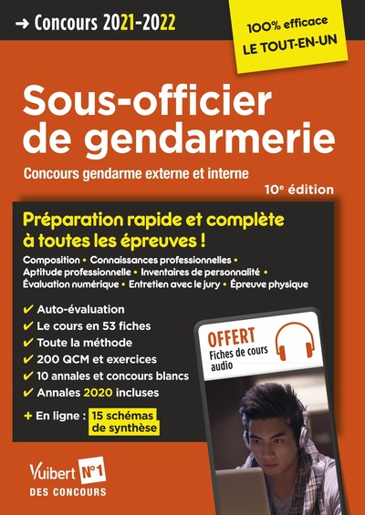 Image de Concours Sous-officier de gendarmerie - Préparation rapide et complète à toutes les épreuves - Annales 2020