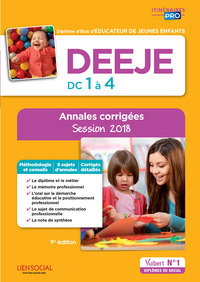Image de DEEJE - Épreuves de certification DC 1 à 4 - Annales corrigées