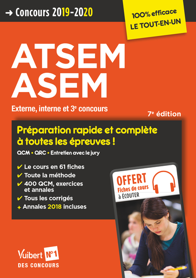 Picture of Concours ATSEM et ASEM - Catégorie C - Préparation complète et rapide à toutes les épreuves