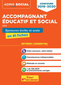 Picture of Concours Accompagnant éducatif et social - Épreuves écrite et orale - L'essentiel en 41 fiches