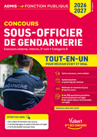 Image de Concours Sous-officier de gendarmerie 2026-2027 - Tout-en-un