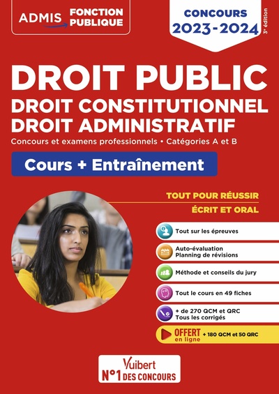 Image de Droit public - Droit constitutionnel - Droit administratif - Cours et entraînement -  Catégories A et B