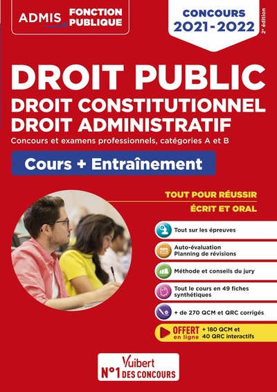 Image de Droit public - Droit constitutionnel - Droit administratif - Cours et entraînement -  Catégories A et B