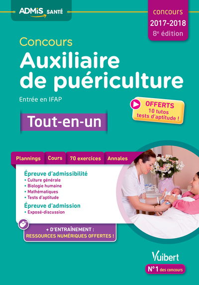 Picture of Concours Auxiliaire de puériculture - Entrée en IFAP - Tout-en-un
