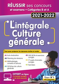 Image de L'intégrale de culture générale - Catégories A et B - Ecrits et Oraux