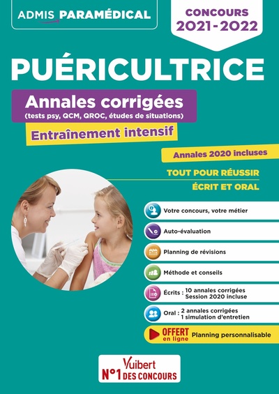 Picture of Concours Puéricultrice - Annales corrigées - Sujets 2020