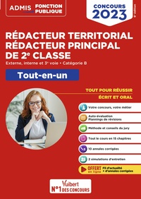 Image de Concours Rédacteur territorial et Rédacteur principal de 2e classe - Catégorie B - Tout-en-un