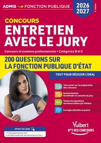 Picture of Entretien avec le jury - 200 questions sur la fonction publique d'État - 2026-2027