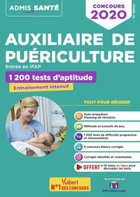 Picture of Concours Auxiliaire de puériculture - Entrée en IFAP -  1200 tests d'aptitude