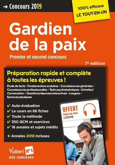 Image de Concours Gardien de la paix - Catégorie B - Préparation rapide et complète à toutes les épreuves !