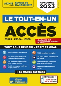 Image de Le tout-en-un ACCES - 20 sujets corrigés - 20 tutos offerts