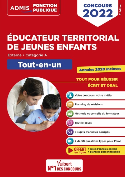 Image de Concours Éducateur territorial de jeunes enfants - Tout-en-un - Catégorie A