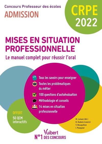 Image de CRPE - Préparer les mises en situation professionnelle - Le manuel complet pour réussir l’oral